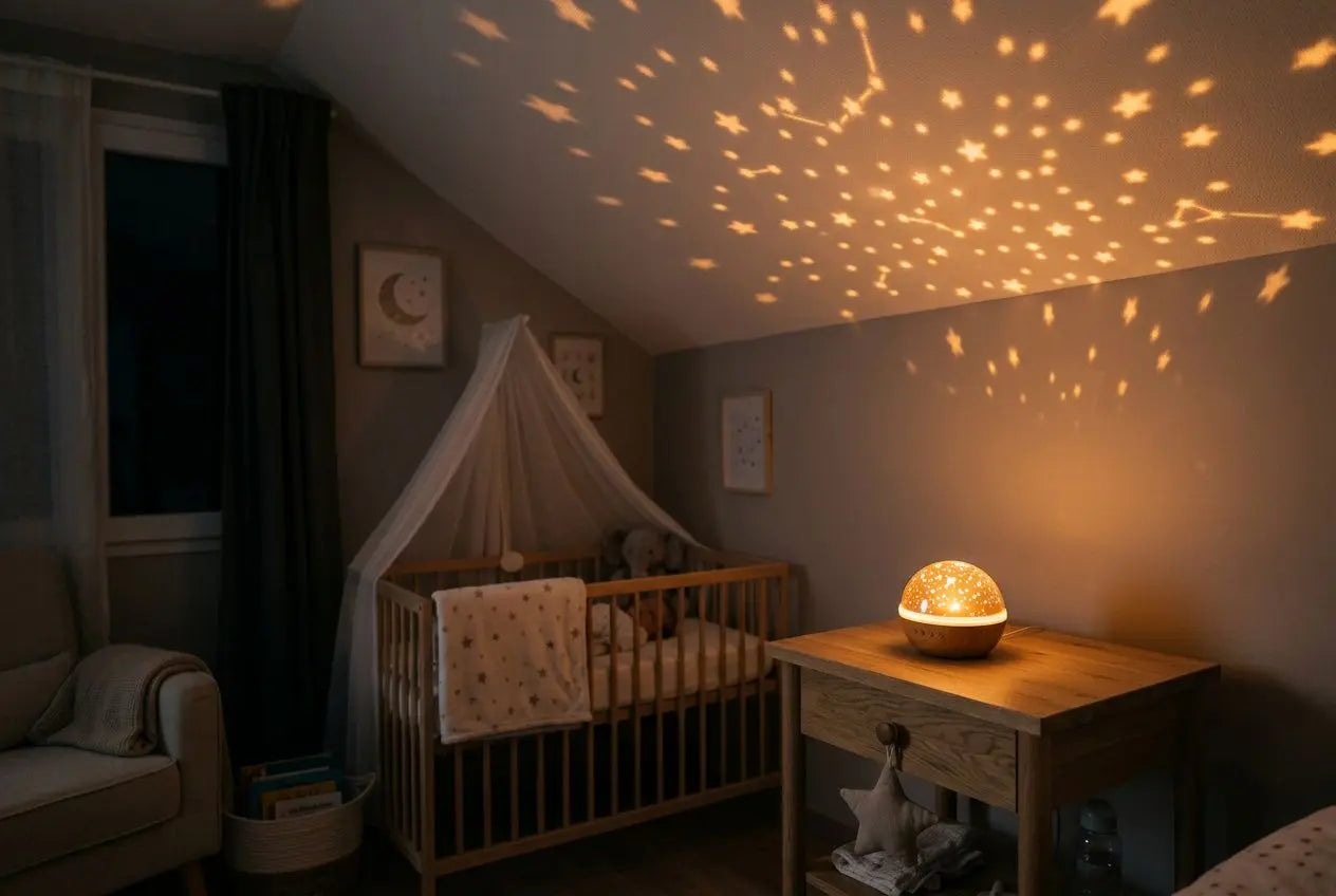 Meilleure veilleuse bébé projection plafond : comparatif 2026