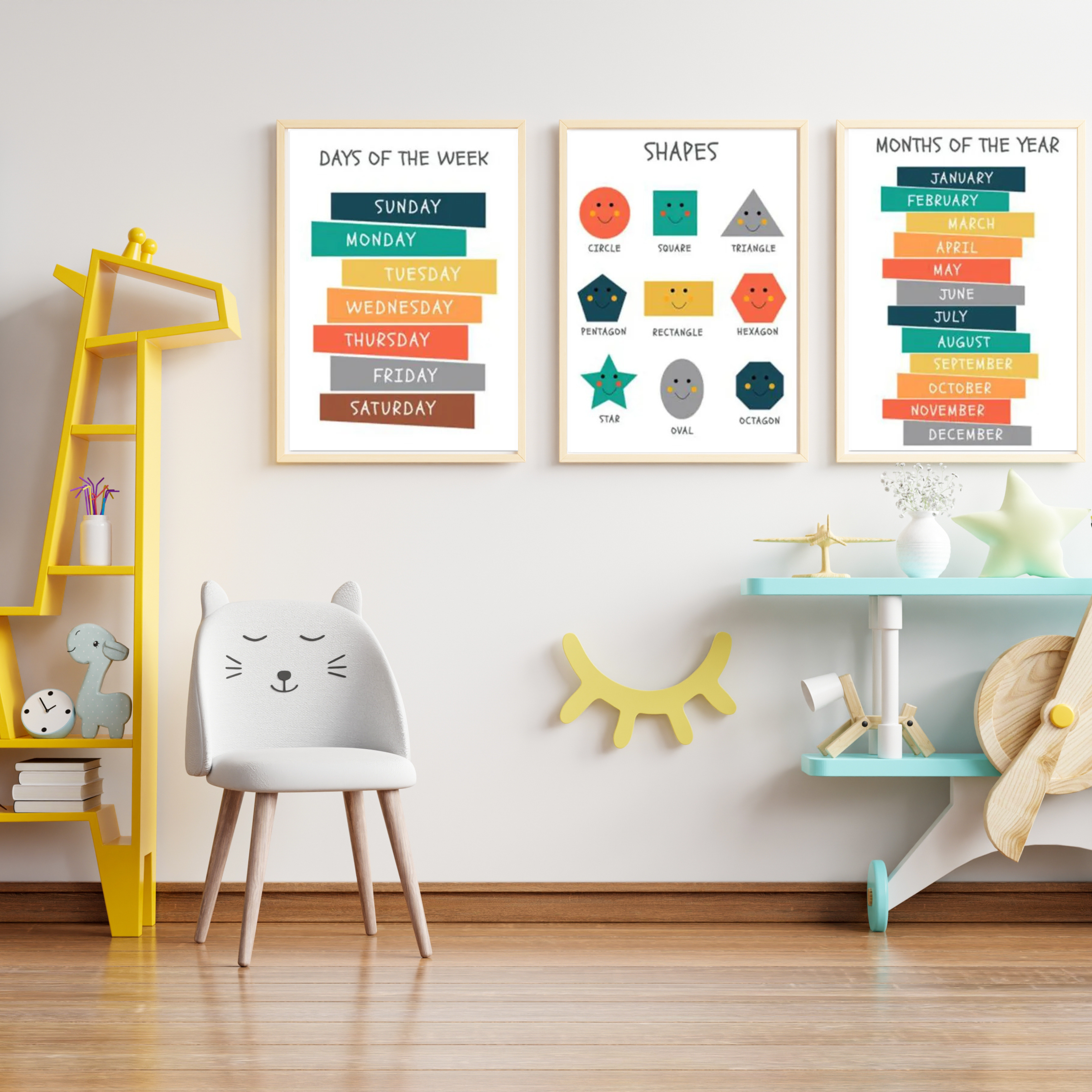 Affiche éducative apprentissage anglais