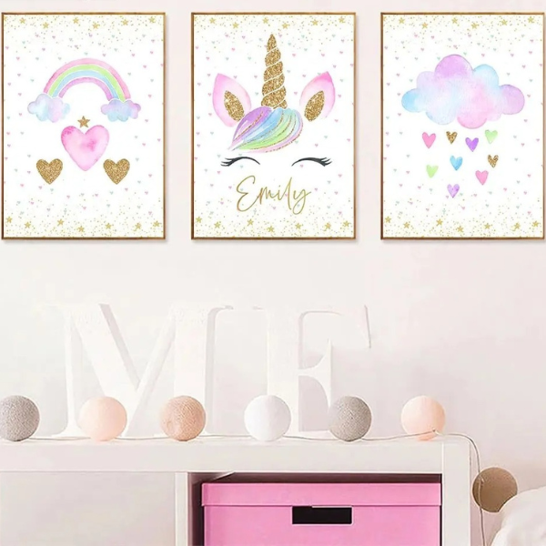 Affiches Licorne Personnalisées