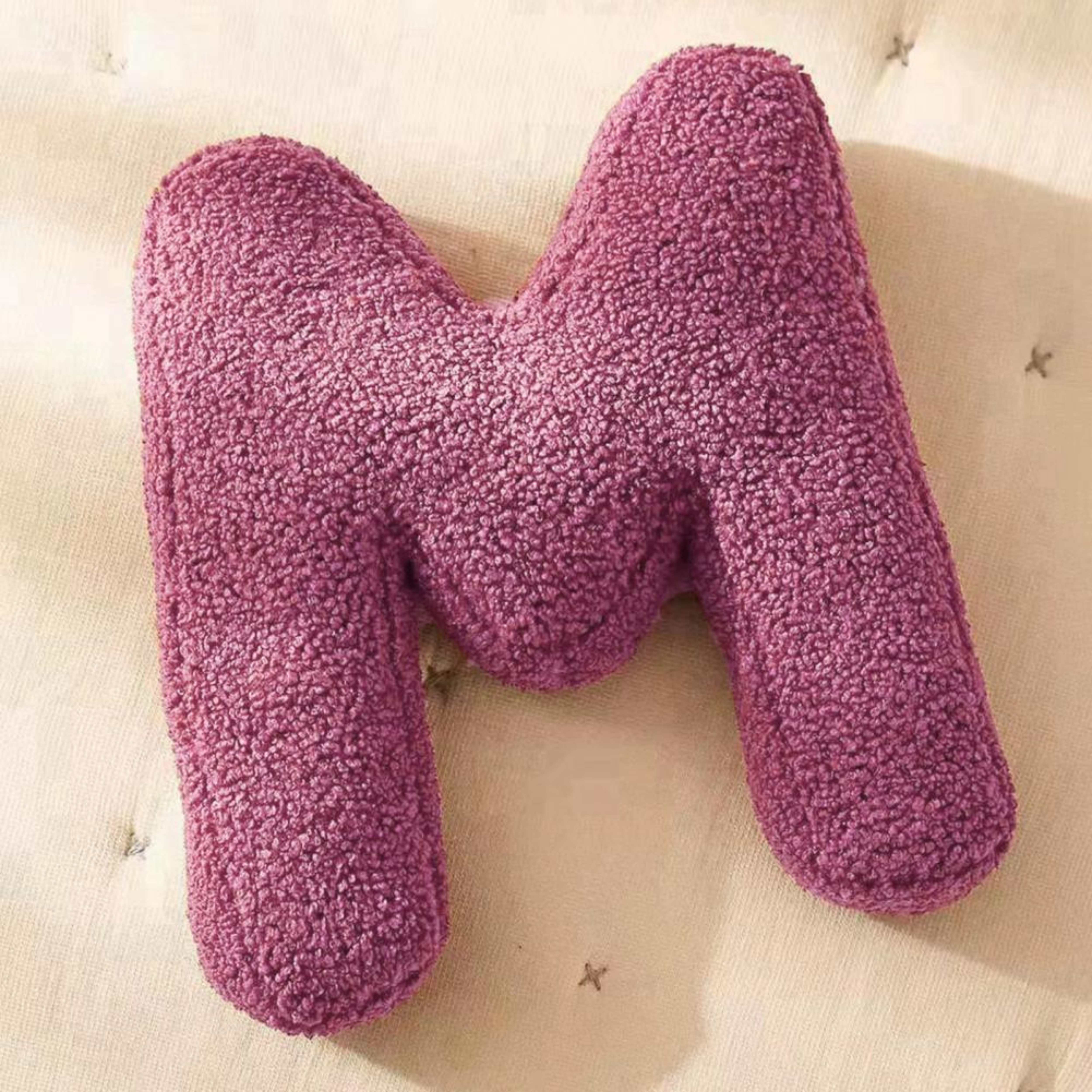 Coussin Lettre Alphabet pour Chambre Enfant