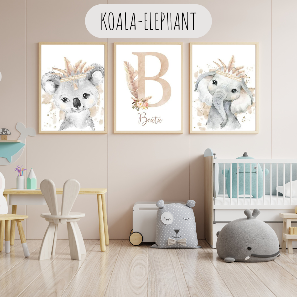 Affiches animaux personnalisées