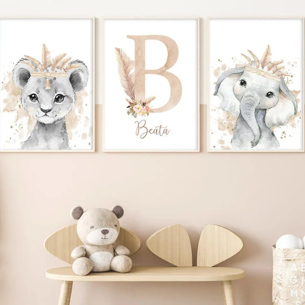 Affiches animaux personnalisées