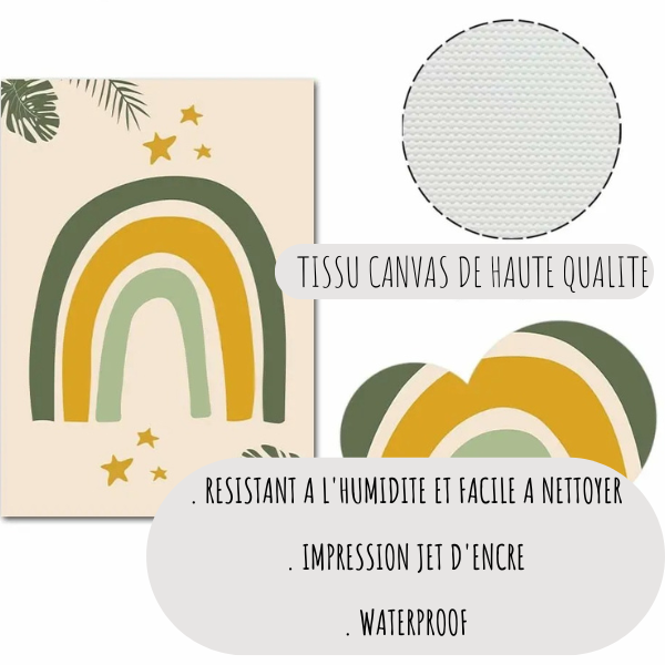 Affiches Animaux Jungle Bébé Personnalisables