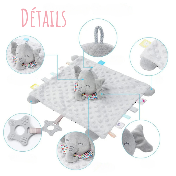 Doudou licorne à Personnaliser - Cadeau de Naissance Fille