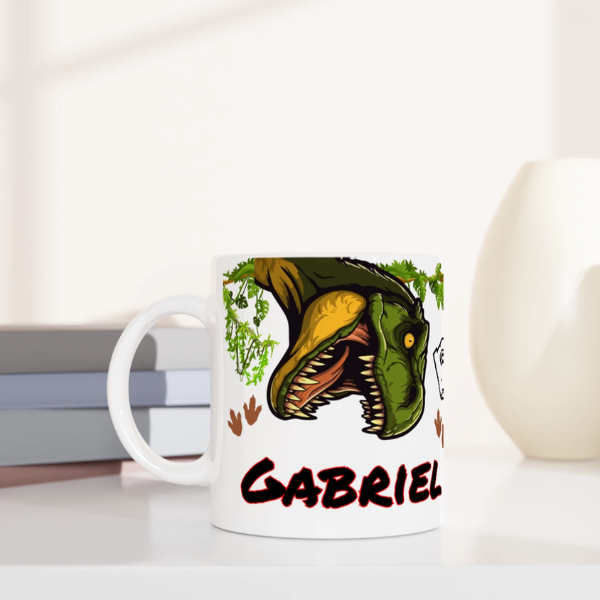 Tasse personnalisable dinosaure
