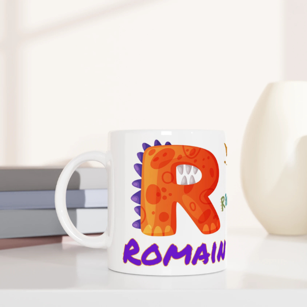 Tasse personnalisable avec initial et prénom