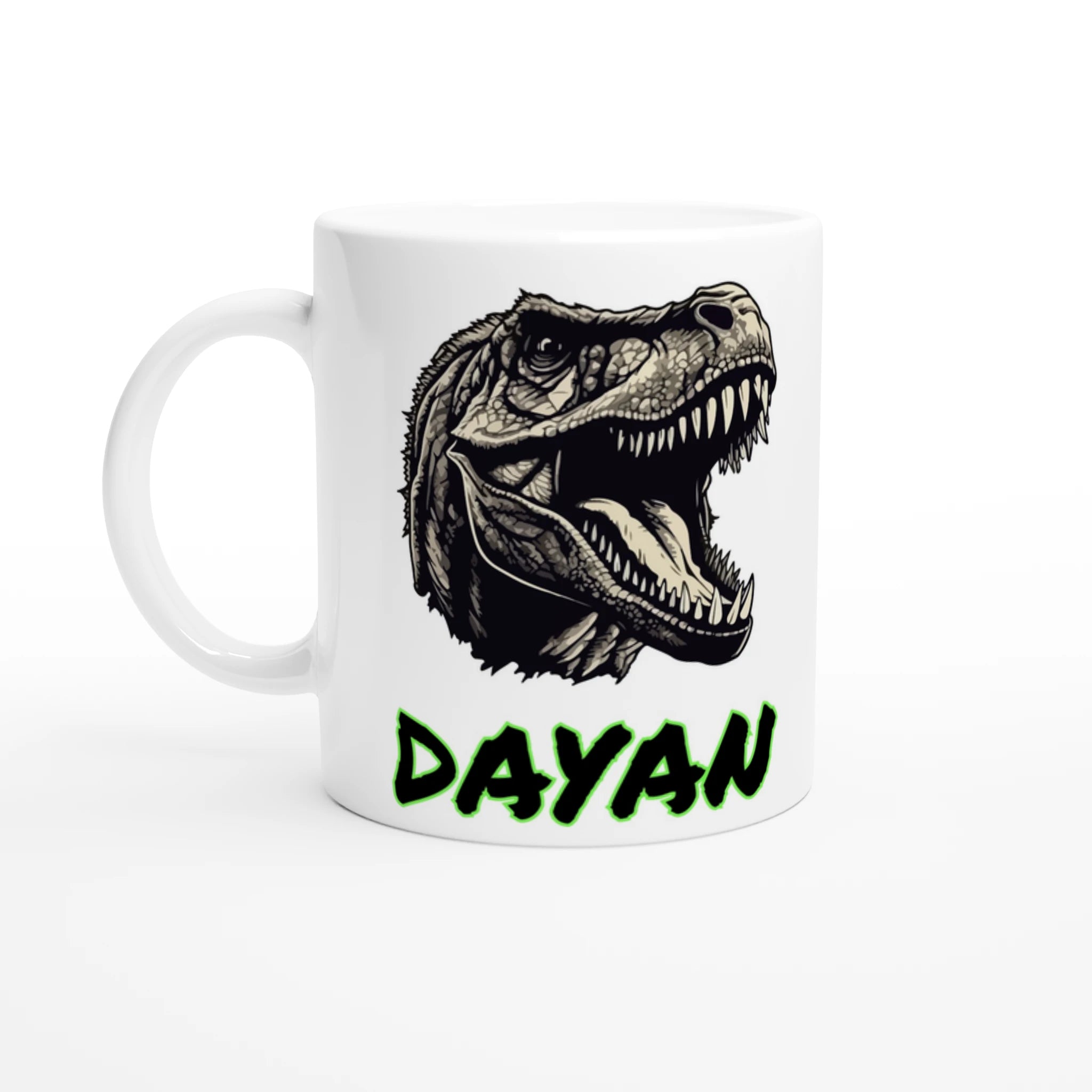 Mug t-Rex à personnaliser avec prénom