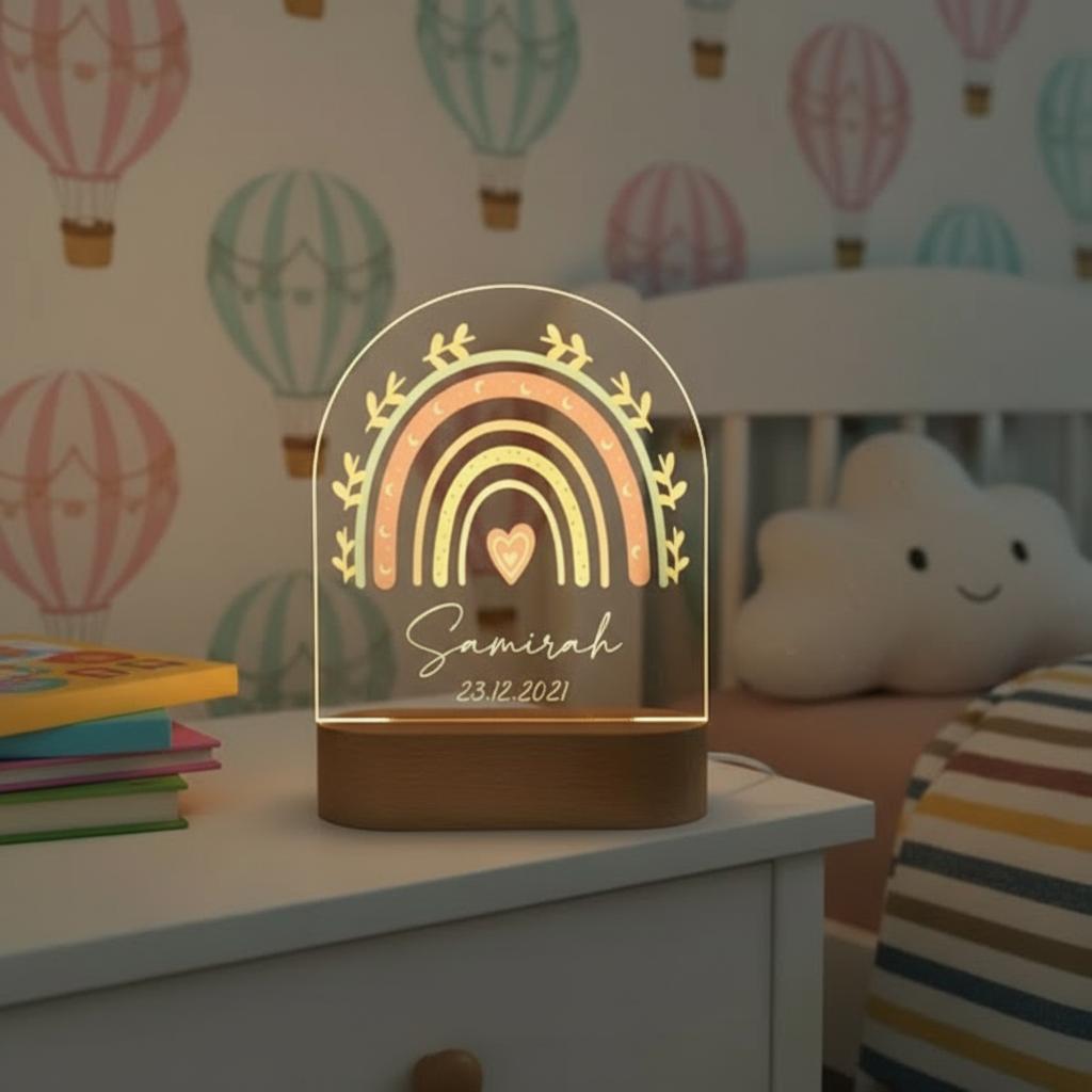 Veilleuse personnalisée pour chambre enfant décorative