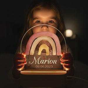 Veilleuse personnalisée prénom et date pour enfant