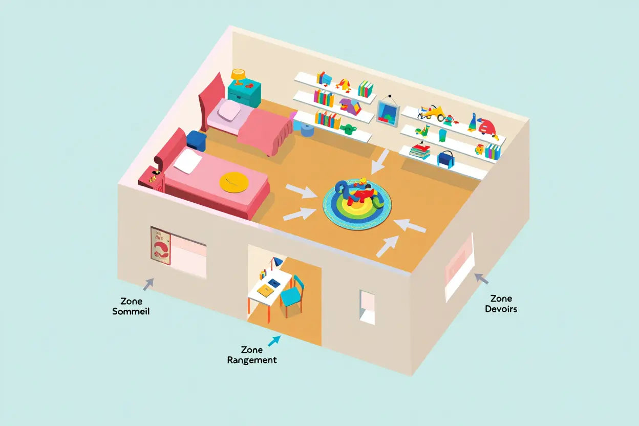 Aménager une petite chambre d'enfant : astuce rangement