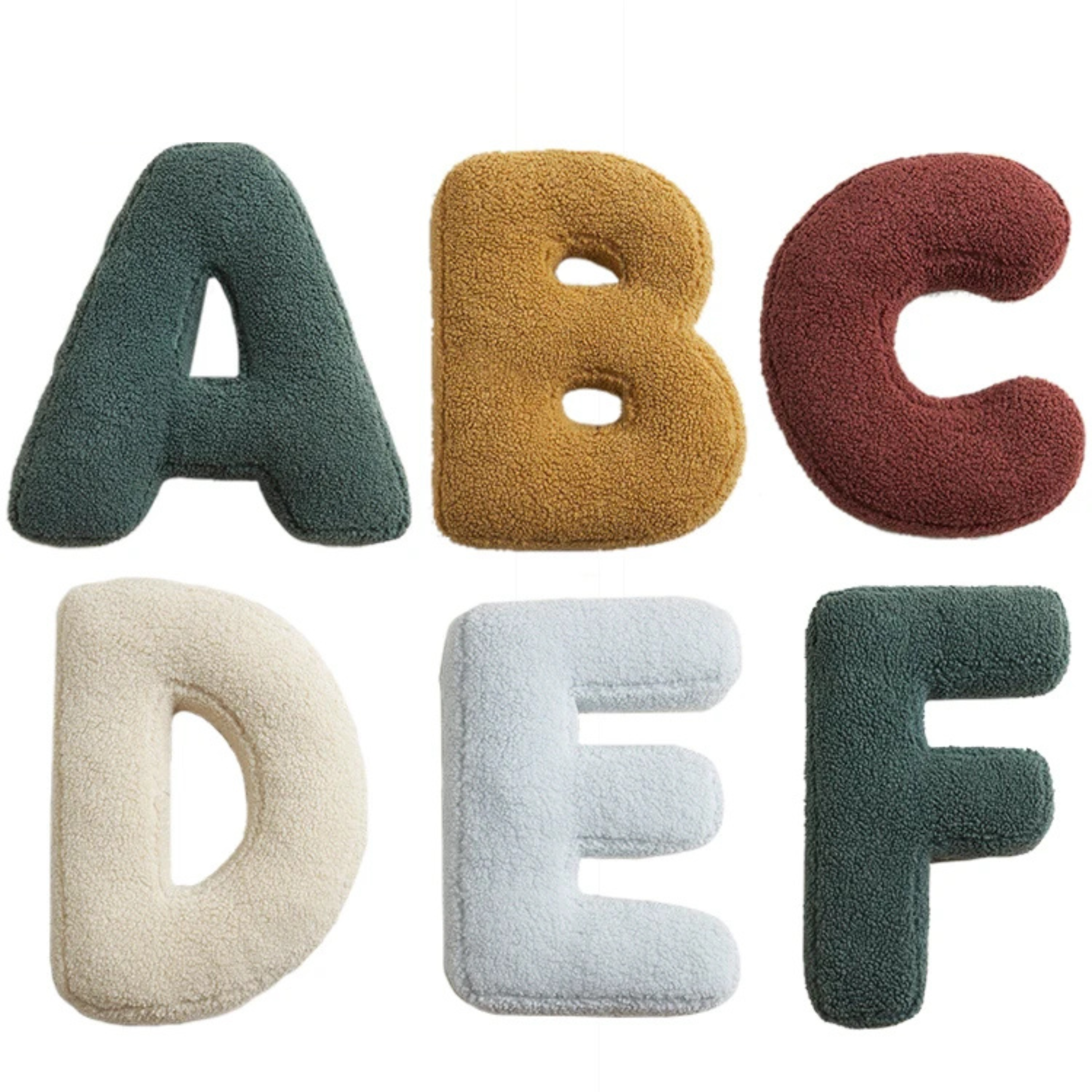 Coussin Lettre Alphabet