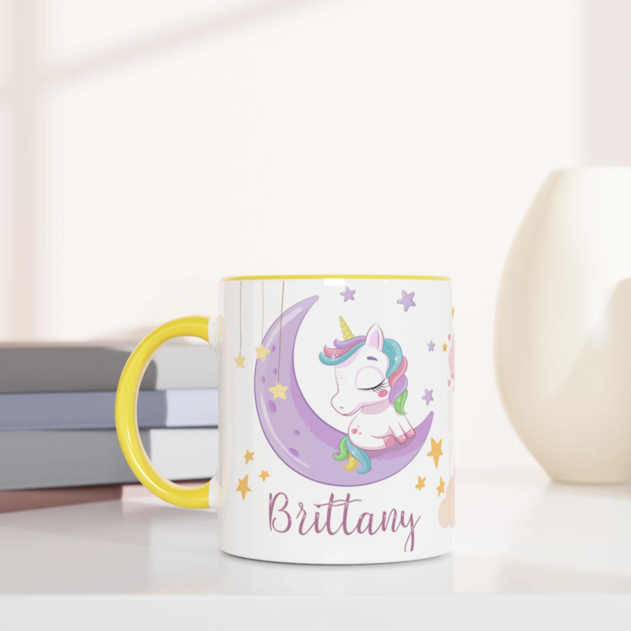 Mug Licorne Personnalisé avec Prénom - Rêverie Lunaire