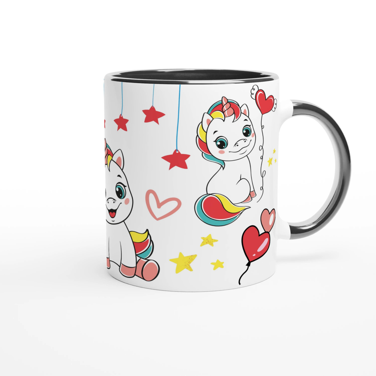 Mug personnalisé avec licorne et prénom – Cadeau féerique pour enfants