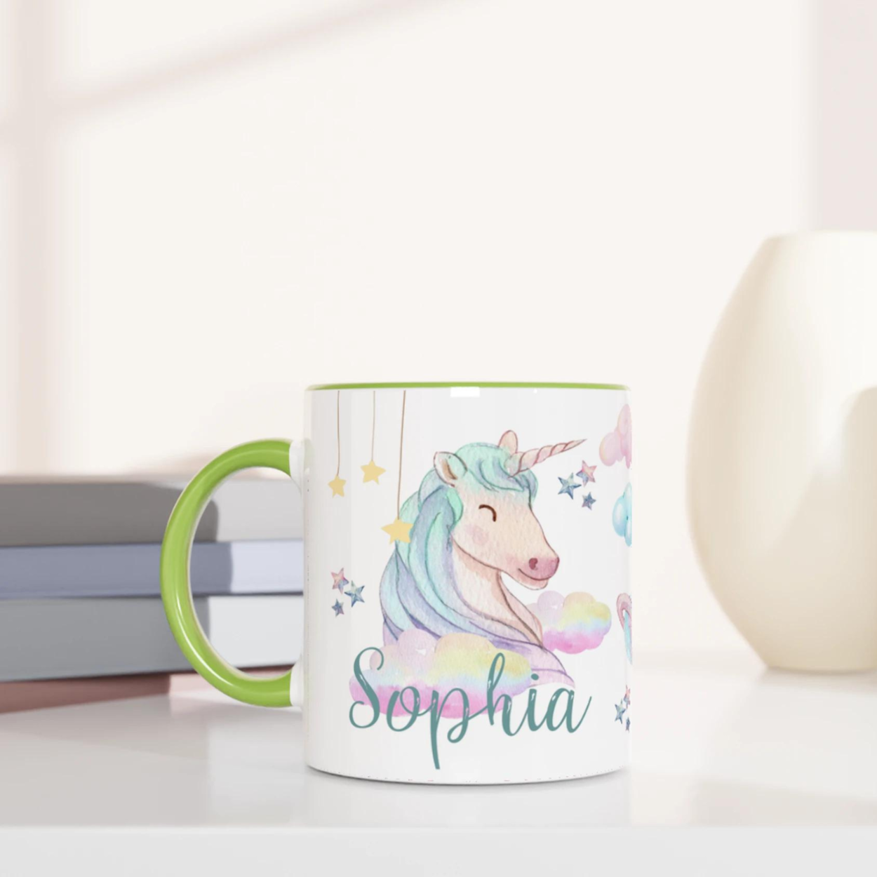 Mug Licorne Personnalisé - Cadeau féerique pour enfants et rêveurs