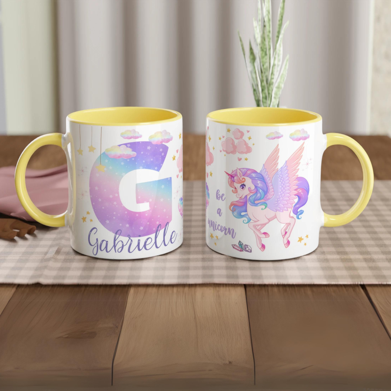 Mug personnalisable licorne magique pour enfants