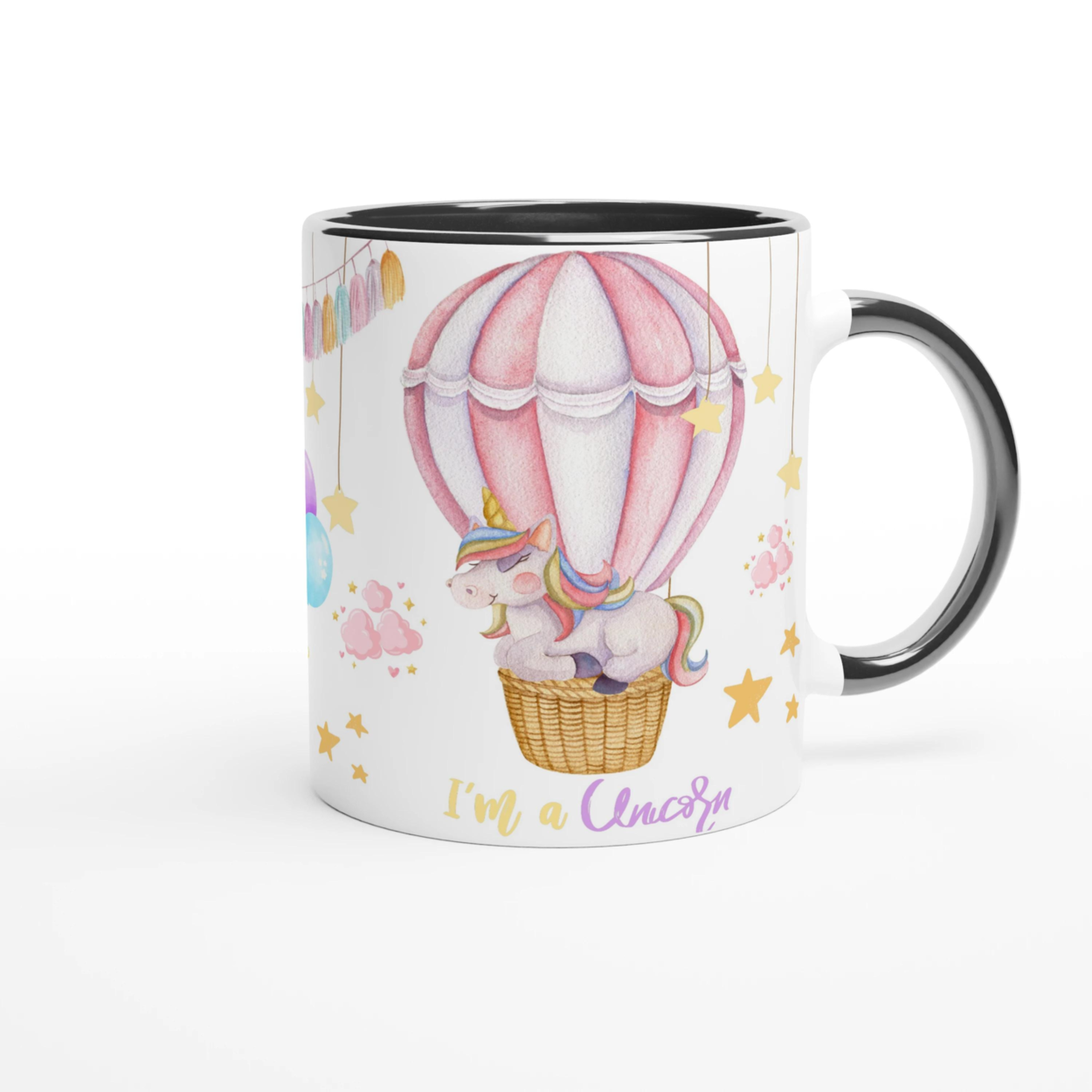 Mug Licorne Personnalisé avec Prénom - Rêve Arc-en-ciel