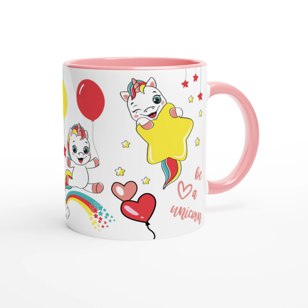 Mug Licorne Personnalisé avec Prénom - Cadeau féerique pour enfants