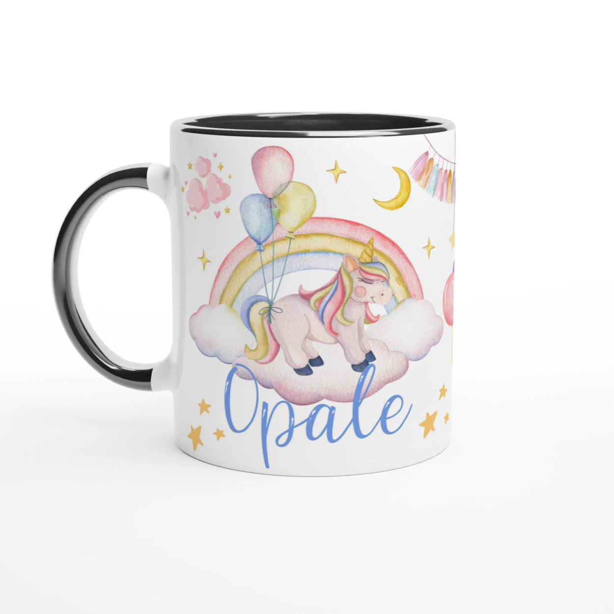 Mug Licorne Personnalisé avec Prénom - Rêve Arc-en-ciel