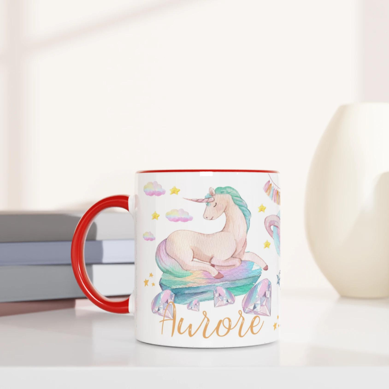 Mug personnalisé Licorne Magique pour Enfants