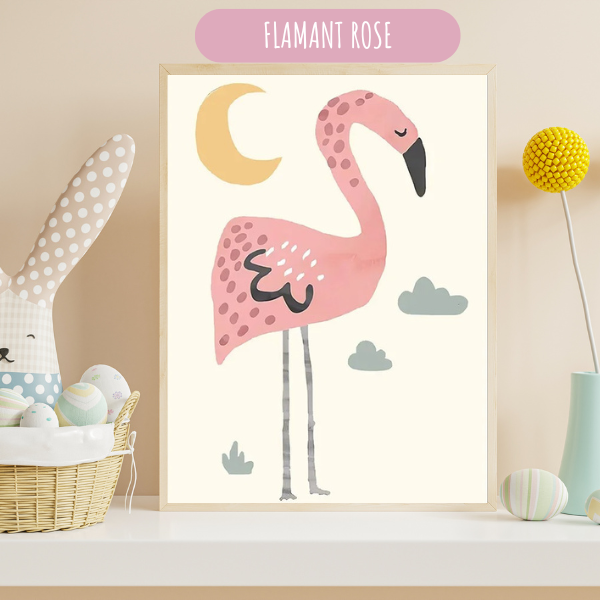 Affiches Animaux De La Savane - Poster Pour Chambre bébé