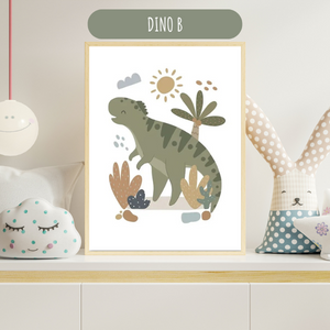 Affiches Dinosaure Educatives - Cadeau Dinosaure