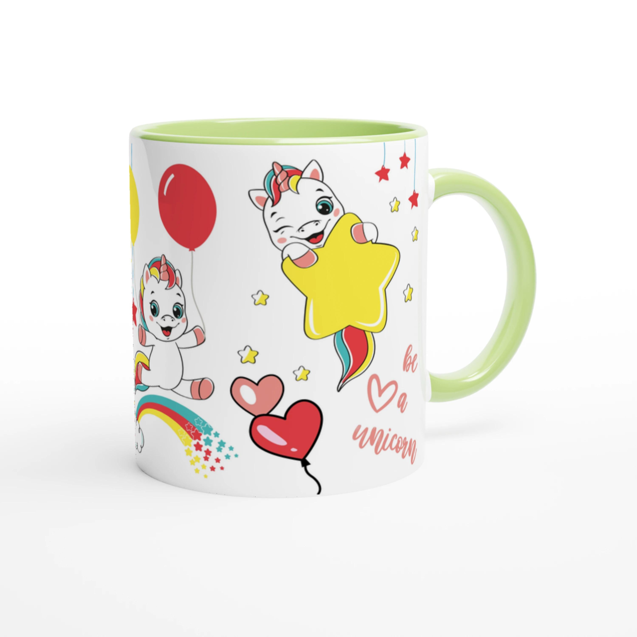 Mug Licorne Personnalisé avec Prénom - Cadeau féerique pour enfants