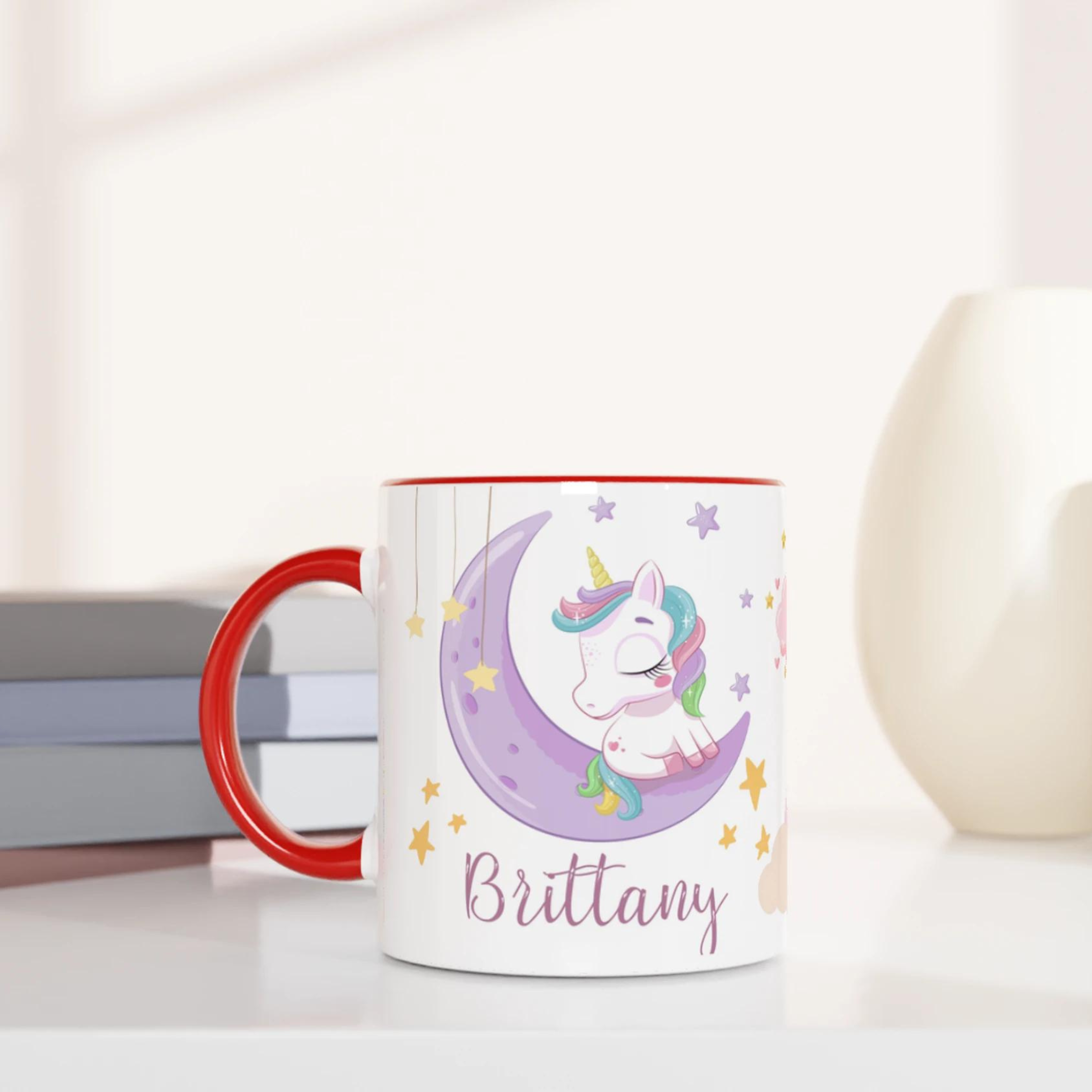 Mug Licorne Personnalisé avec Prénom - Rêverie Lunaire