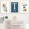 Posters chambre enfant personnalisés - thème chantier 🏗️