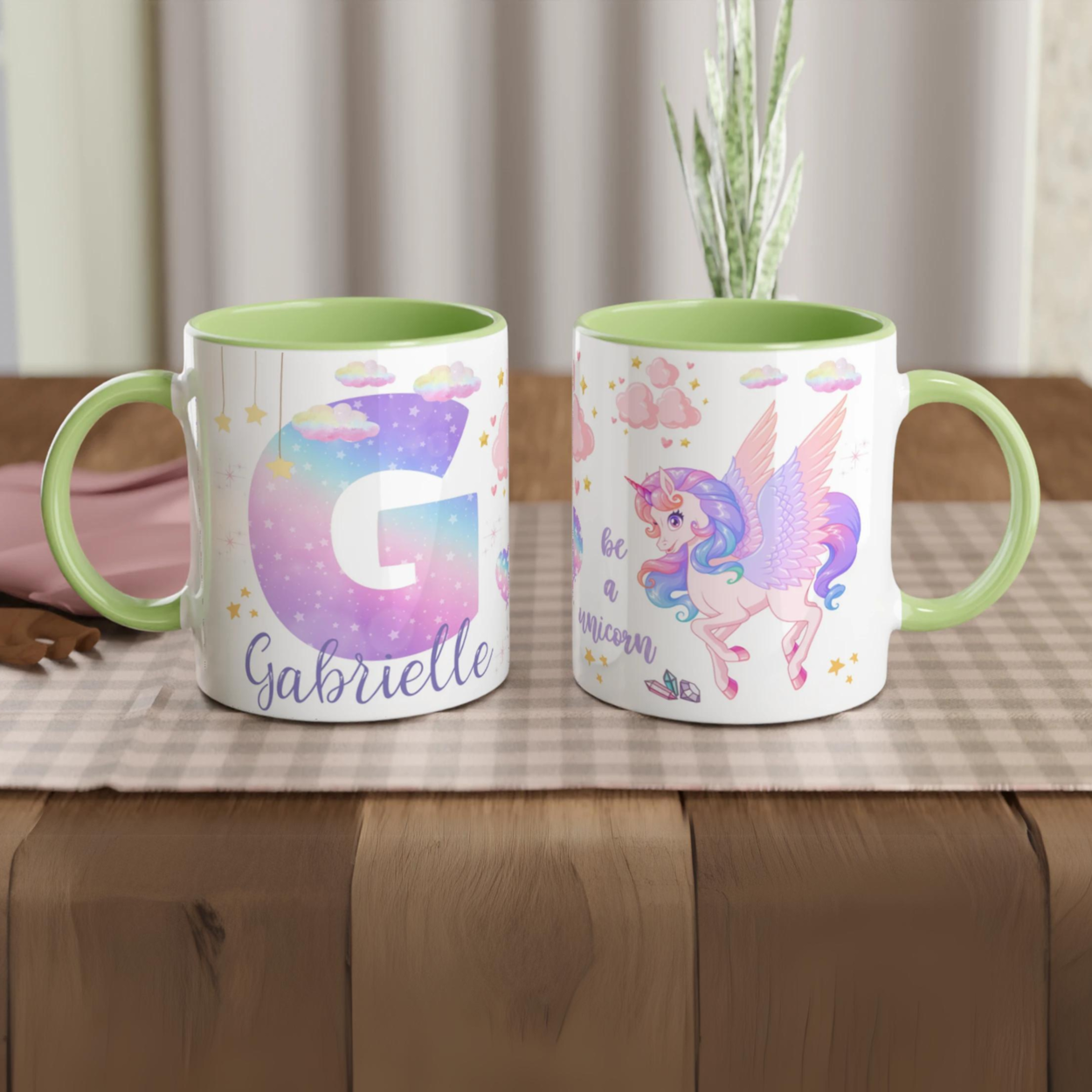 Mug personnalisable licorne magique pour enfants