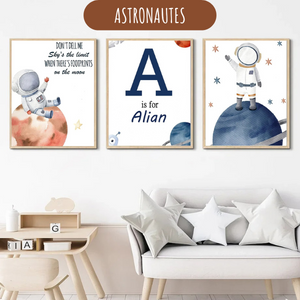 Affiches Personnalisées Chambre Enfant - Décoration Chambre Garçon