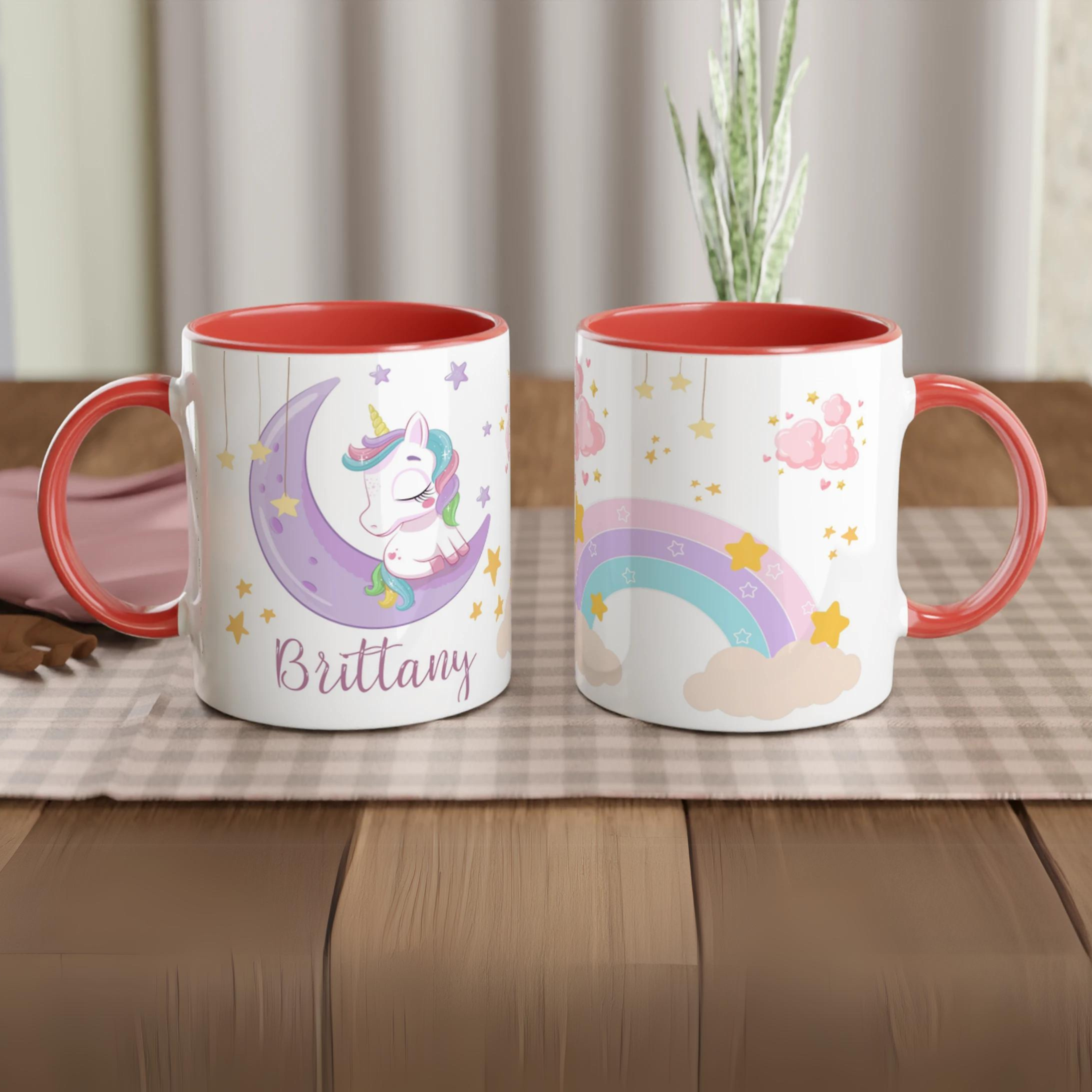 Mug Licorne Personnalisé avec Prénom - Rêverie Lunaire