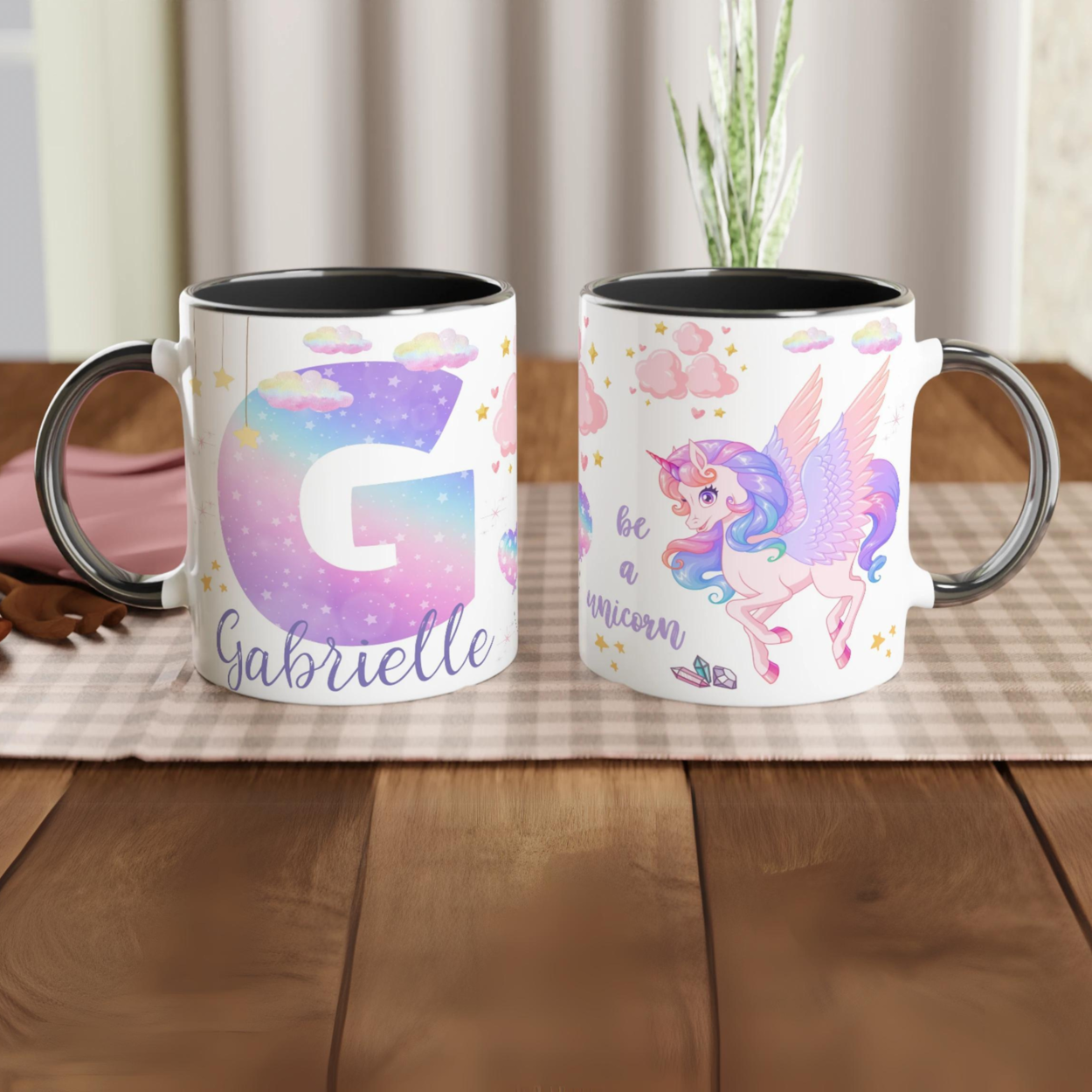 Mug personnalisable licorne magique pour enfants