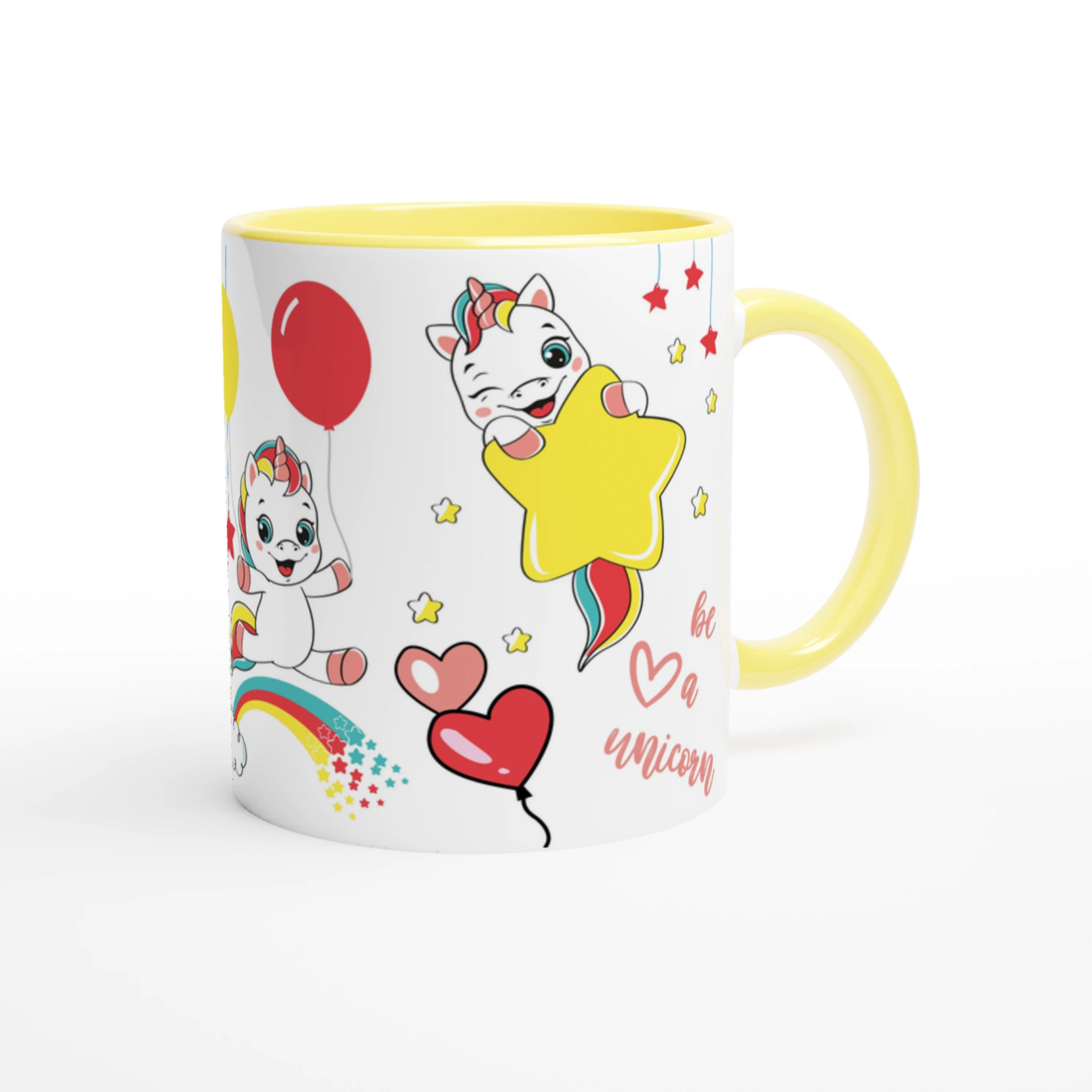 Mug Licorne Personnalisé avec Prénom - Cadeau féerique pour enfants