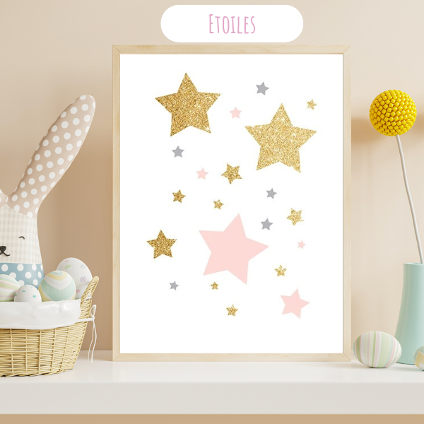 Affiches Naissance Personnalisées – Déco Unique Chambre Bébé ✨