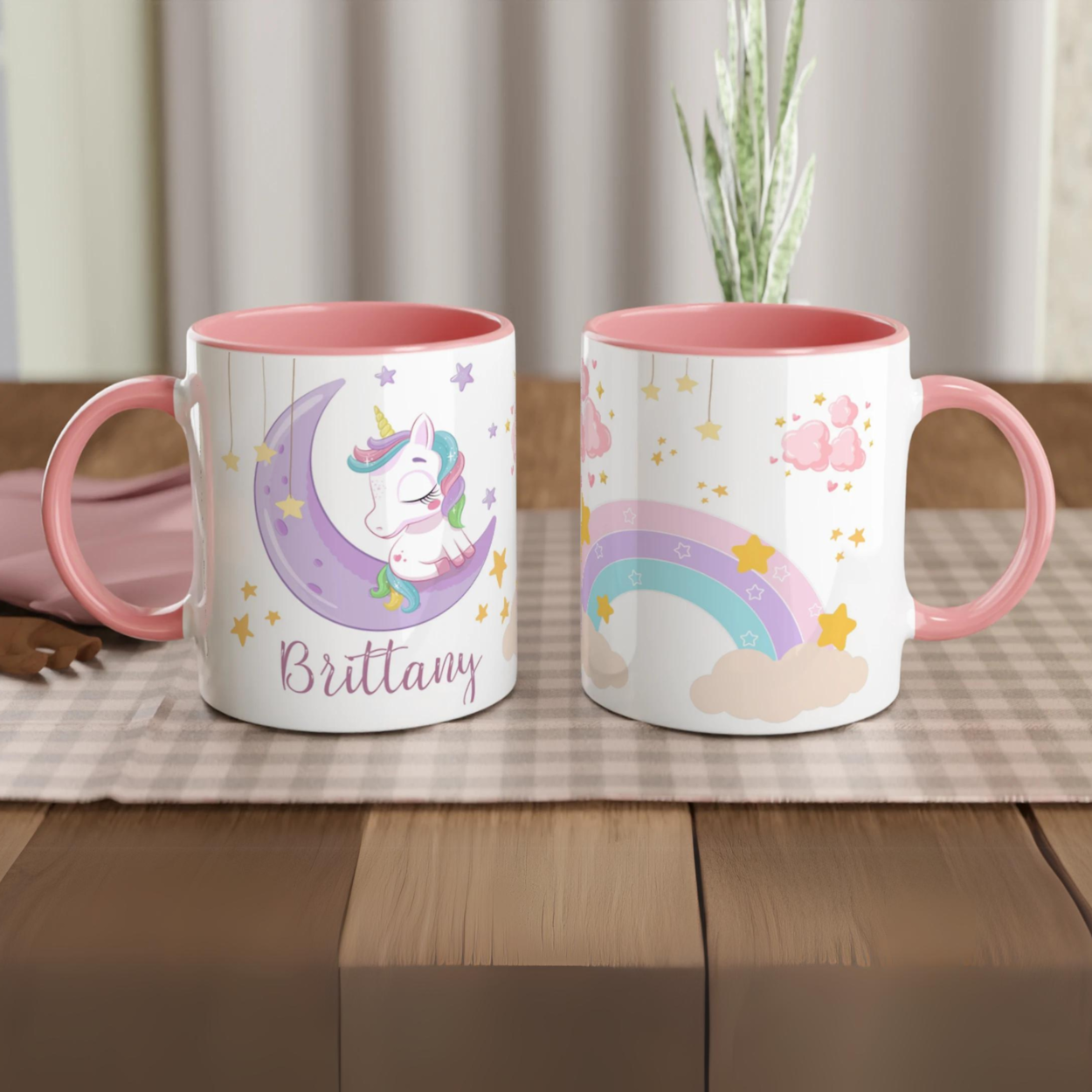 Mug Licorne Personnalisé avec Prénom - Rêverie Lunaire