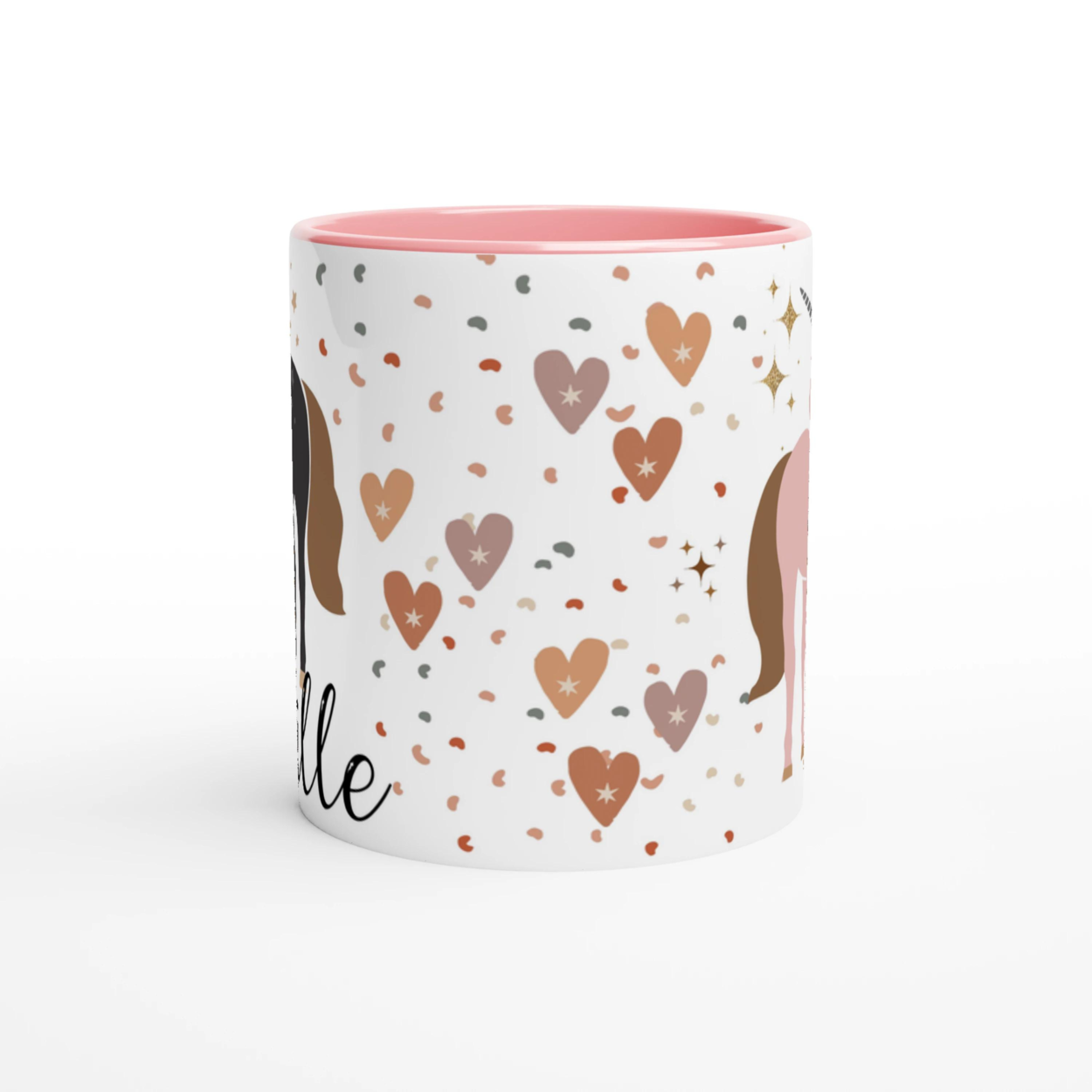 Mug licorne personnalisé pour enfants – Cadeau féérique avec prénom