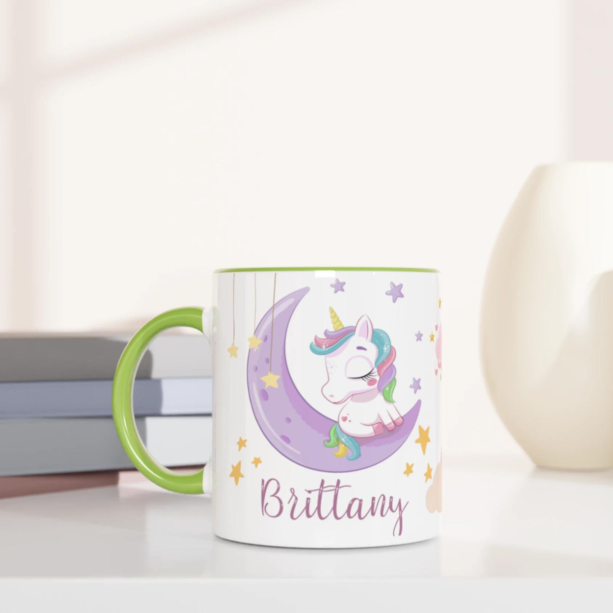 Mug Licorne Personnalisé avec Prénom - Rêverie Lunaire