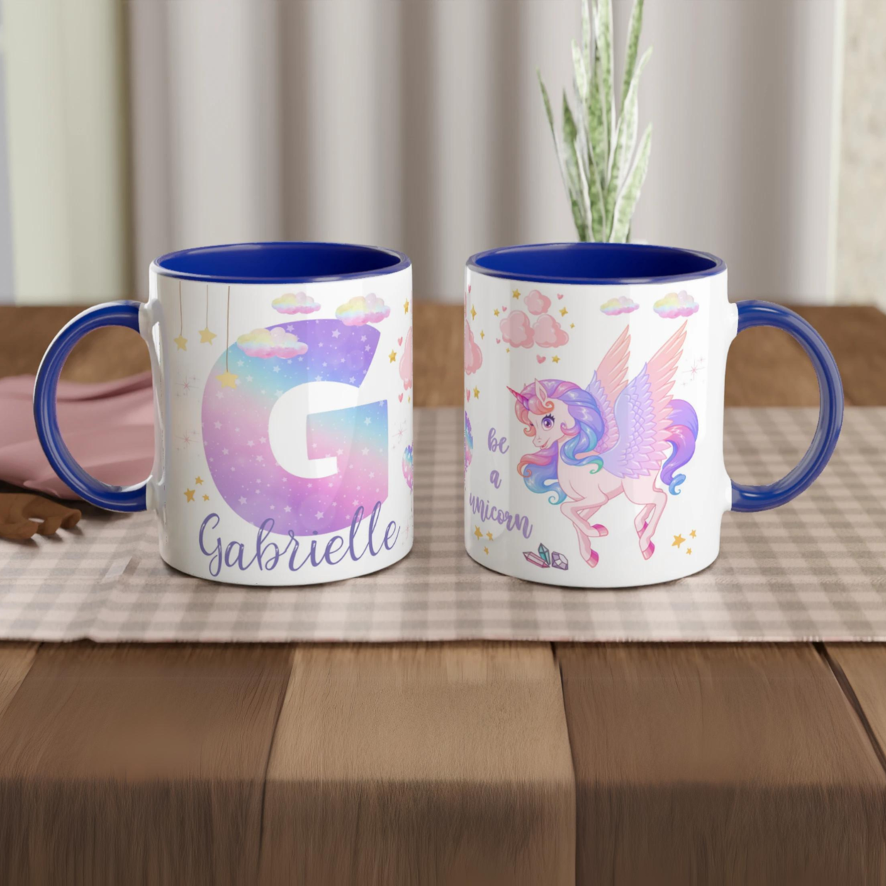 Mug personnalisable licorne magique pour enfants