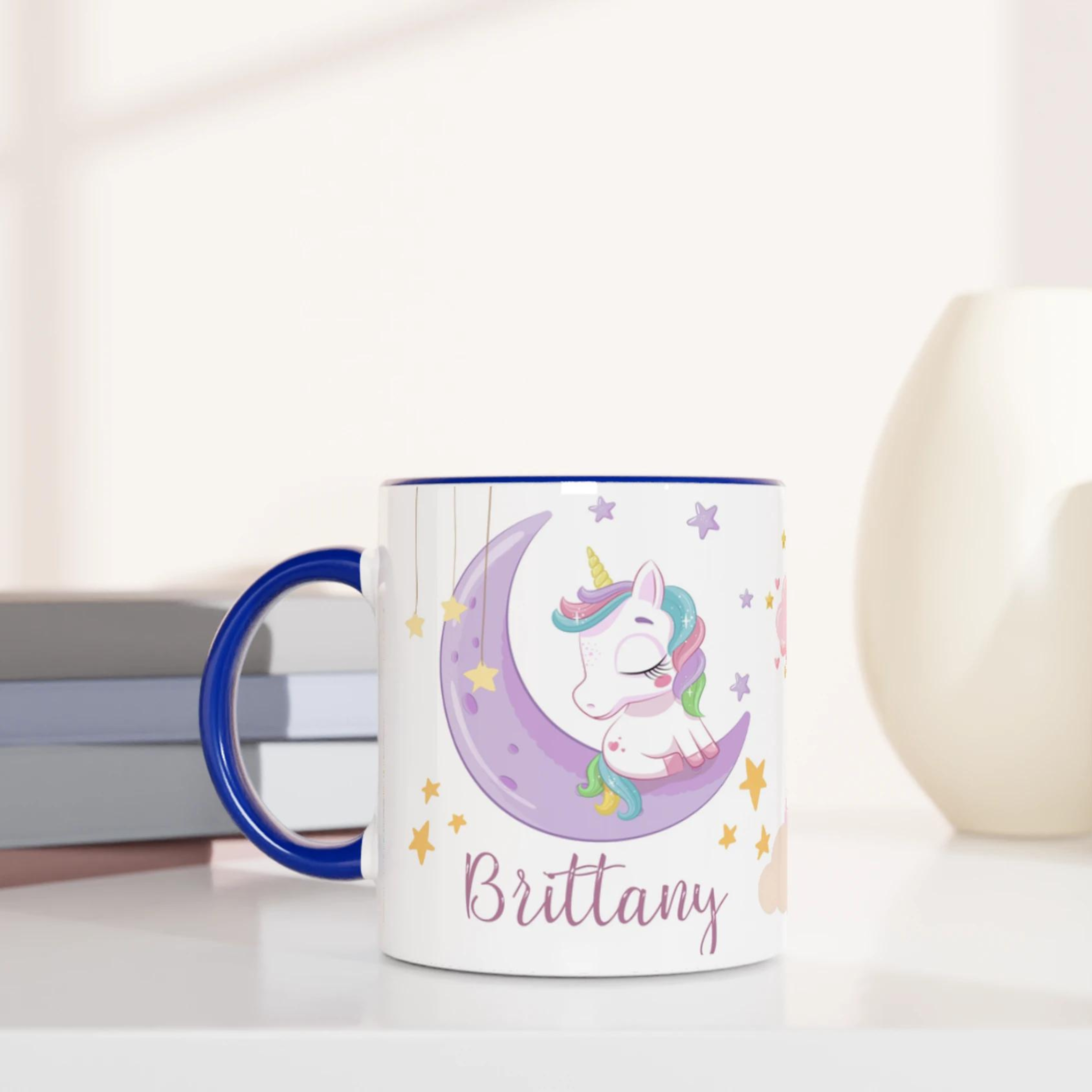 Mug Licorne Personnalisé avec Prénom - Rêverie Lunaire