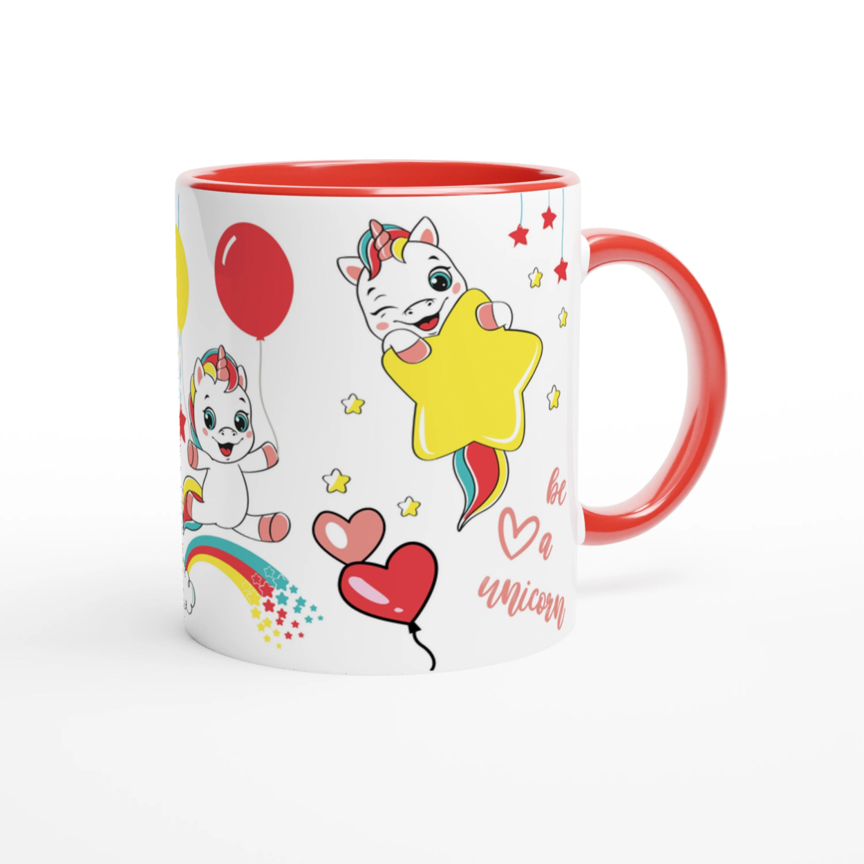 Mug Licorne Personnalisé avec Prénom - Cadeau féerique pour enfants