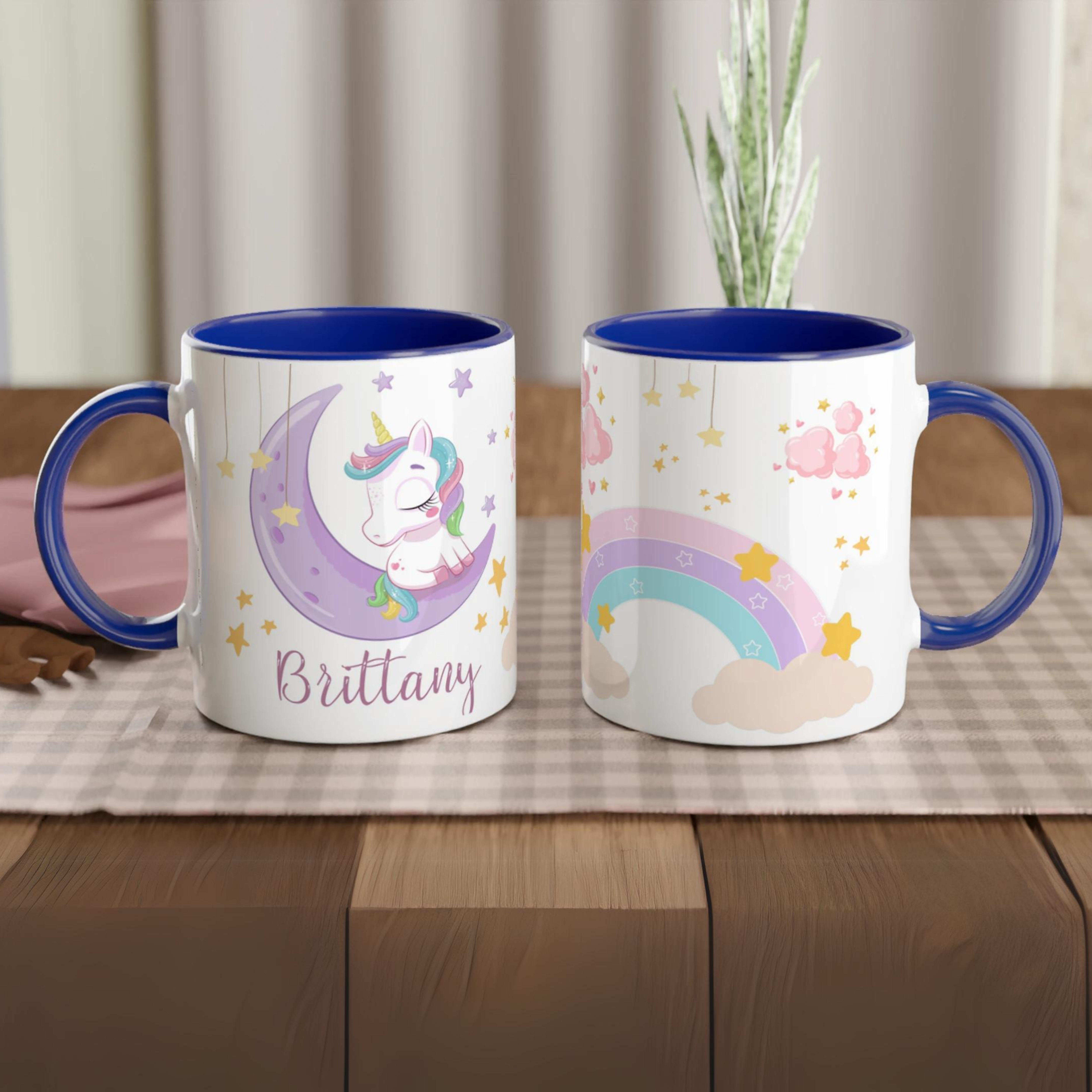 Mug Licorne Personnalisé avec Prénom - Rêverie Lunaire