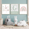 Affiches vert sauge personnalisées – Décoration murale chambre enfant