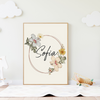 Affiche Personnalisée Couronne Florale