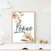 Affiche personnalisée Bohème pour Décoration Chambre Fille