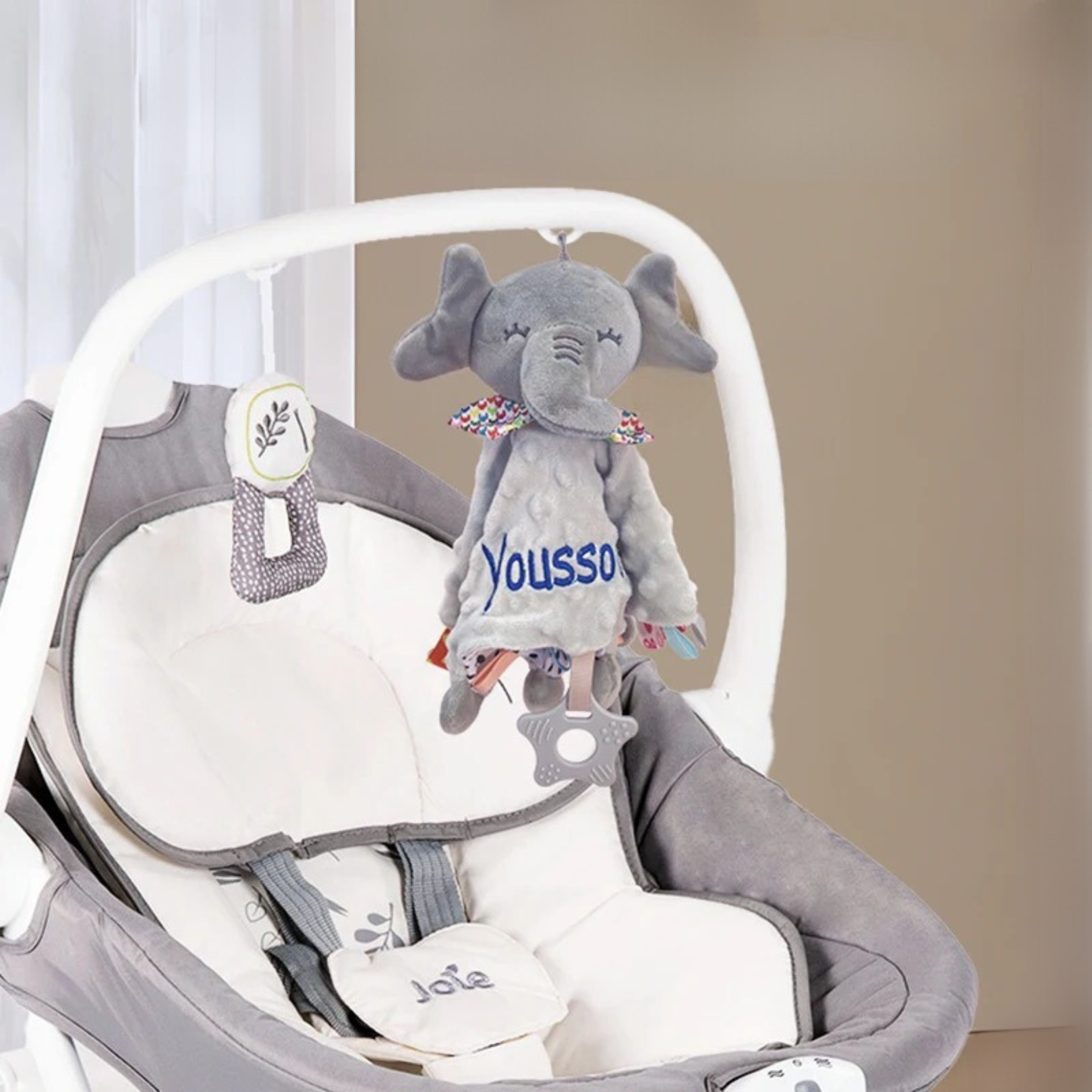 Doudou Personnalisé Eléphant - Cadeau de Naissance