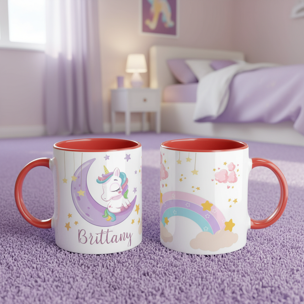 Mug Licorne Personnalisé avec Prénom