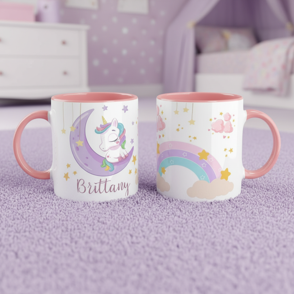Mug Licorne Personnalisé avec Prénom