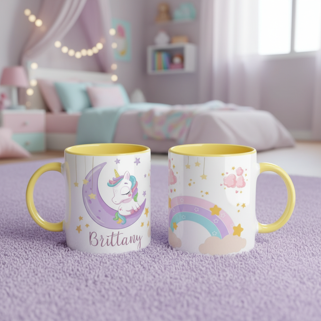 Mug Licorne Personnalisé avec Prénom