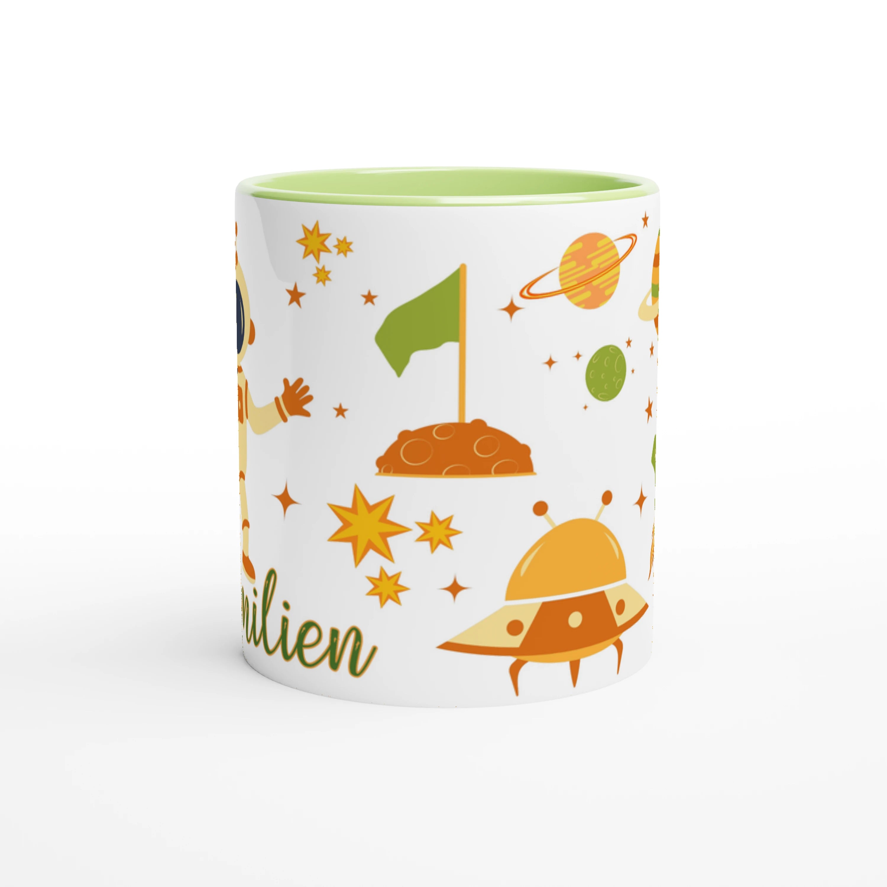 Mug Personnalisé Astronaute & Planètes – Cadeau Original pour Enfant 🚀