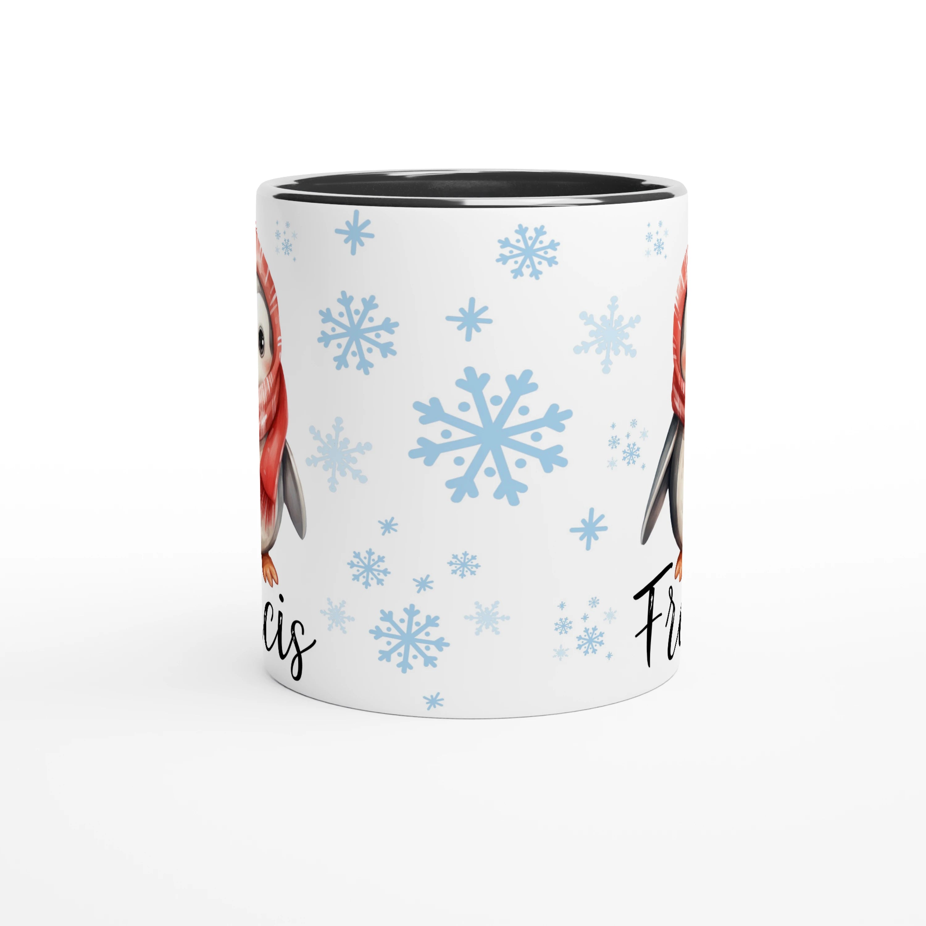 Mug personnalisé Pingouin Noël pour Enfants